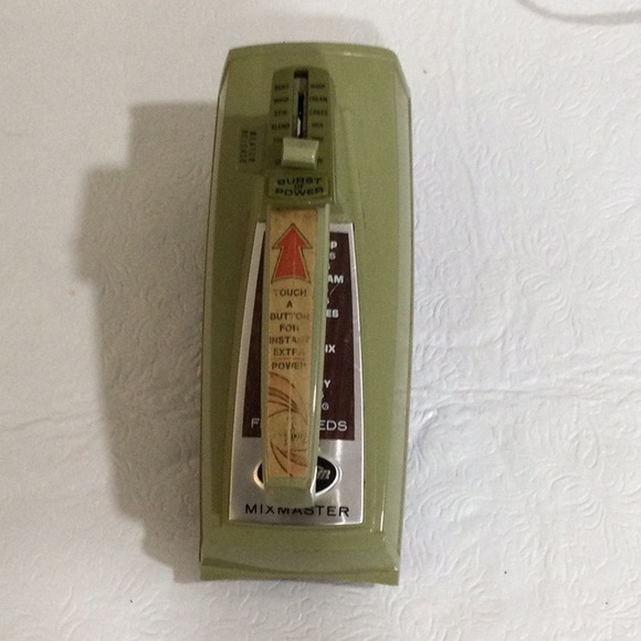 Sunbeam Mix Master Five Speed Hand Mixer Vintage Works - Picture 15 of 16